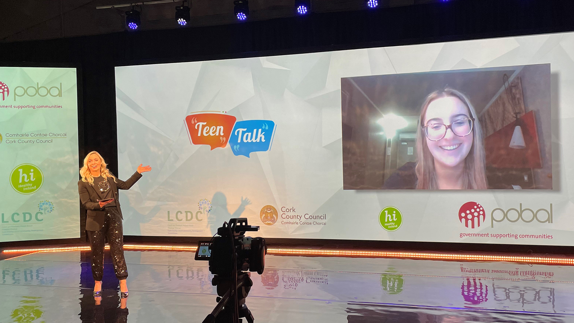 Teen Talk was streamed directly to schools, with the Gen Z event streamed for parents. Host Anna Geary lead a series of discussions on the impact of the pandemic on the mental health of young people.