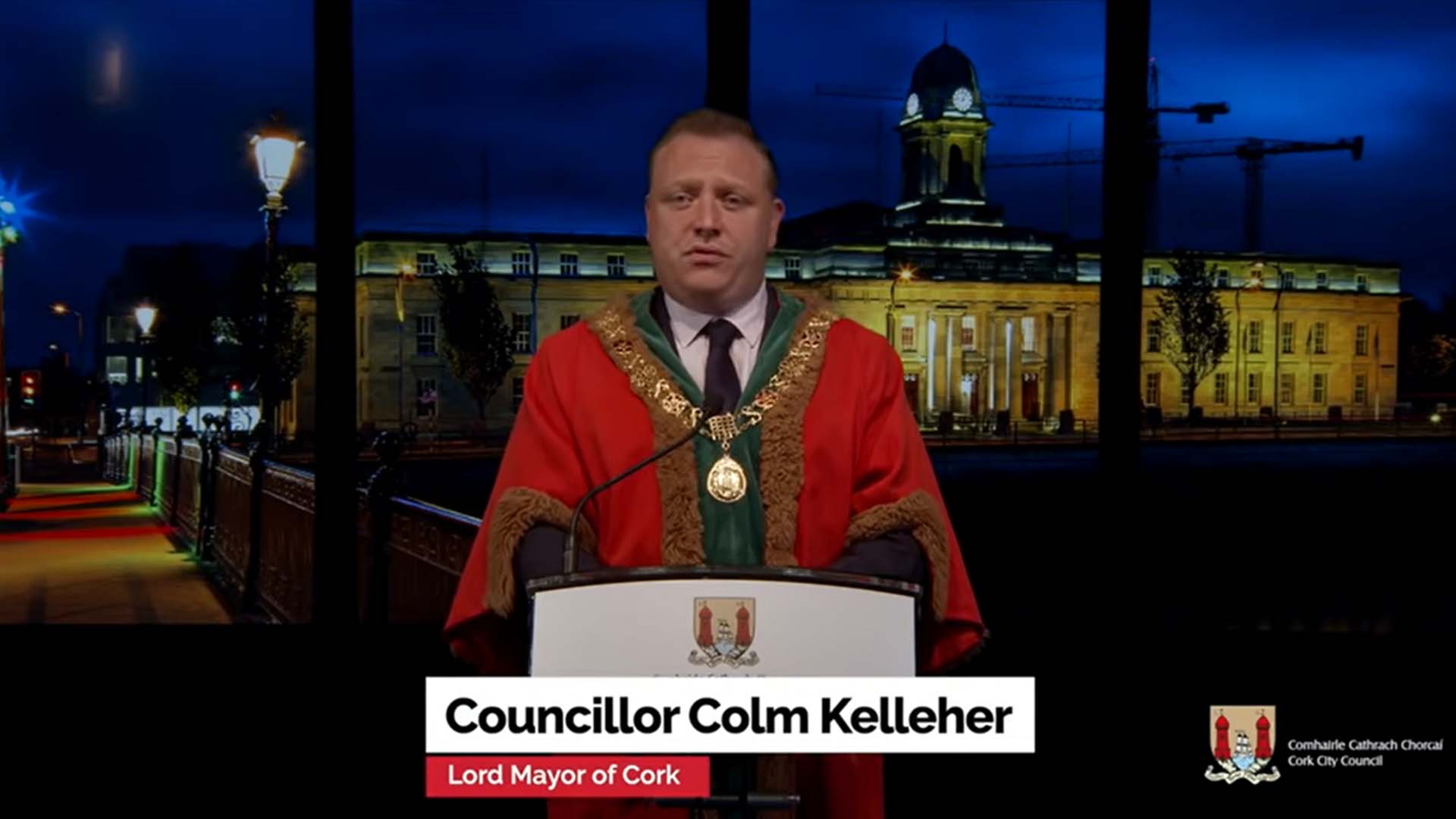 Lord Mayor of Cork, Cllr. Colm Kelleher's Virtual School Visit‍